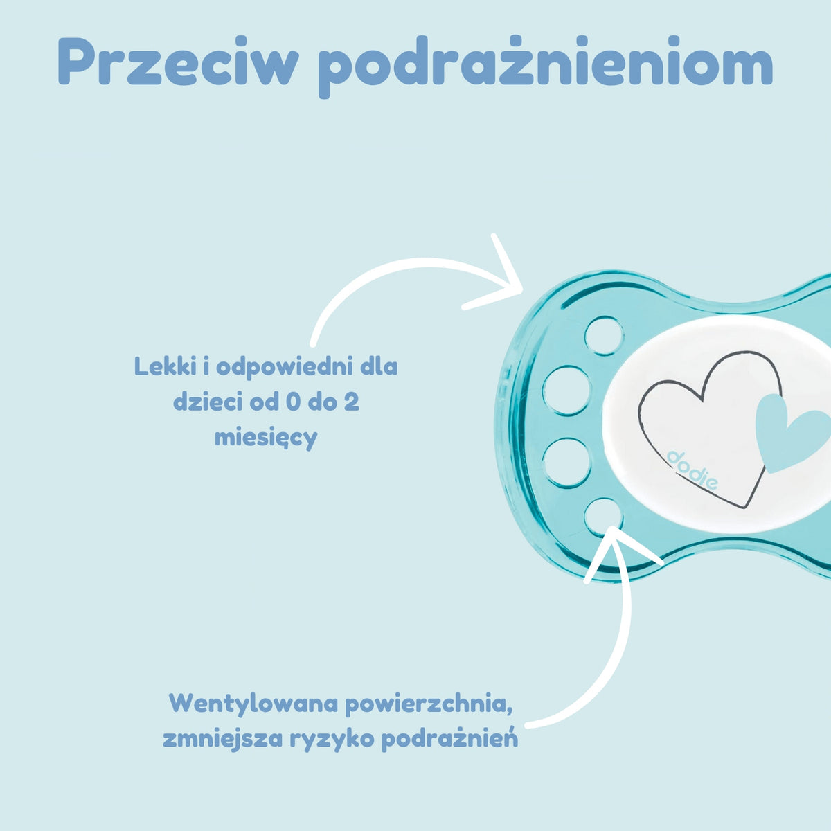 DODIE nyugtató cumi 0–2 hónap