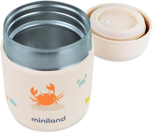 MINILAND Food Thermy Mini acél ételtermosz 280 ml RÁK
