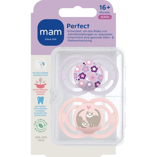 MAM Perfect szilikon cumi 16 hó+ x2
