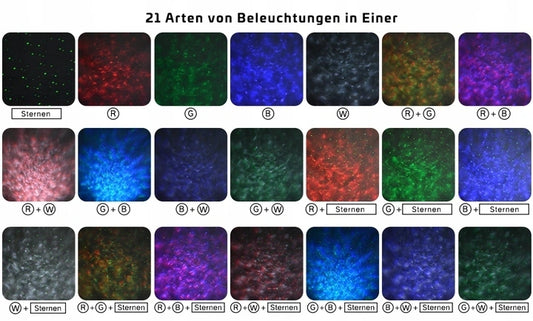 VOKSUN LED Bluetooth csillagprojektor + távirányító