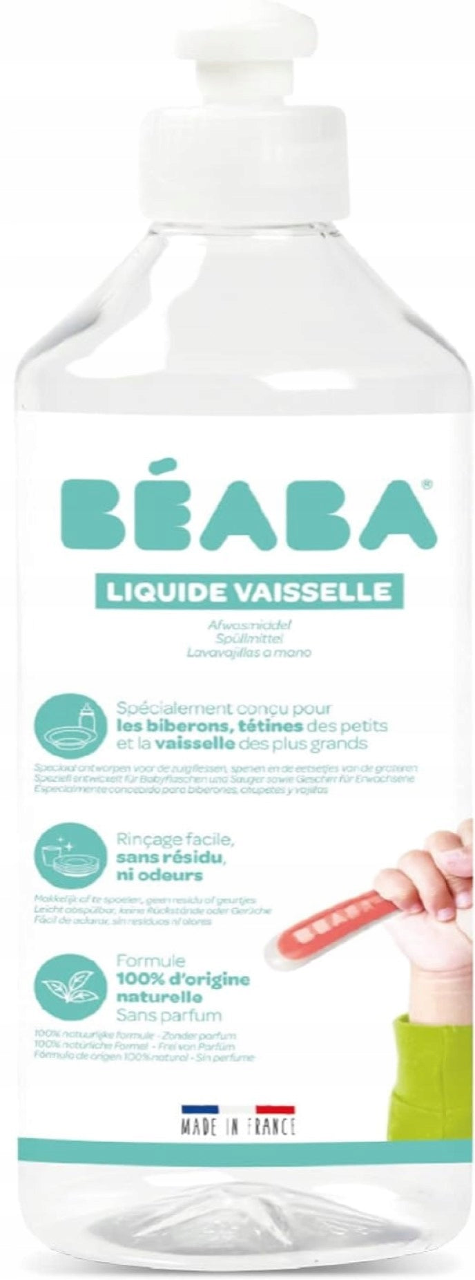 BEABA liquide vaisselle pour biberons et tétines 500ml
