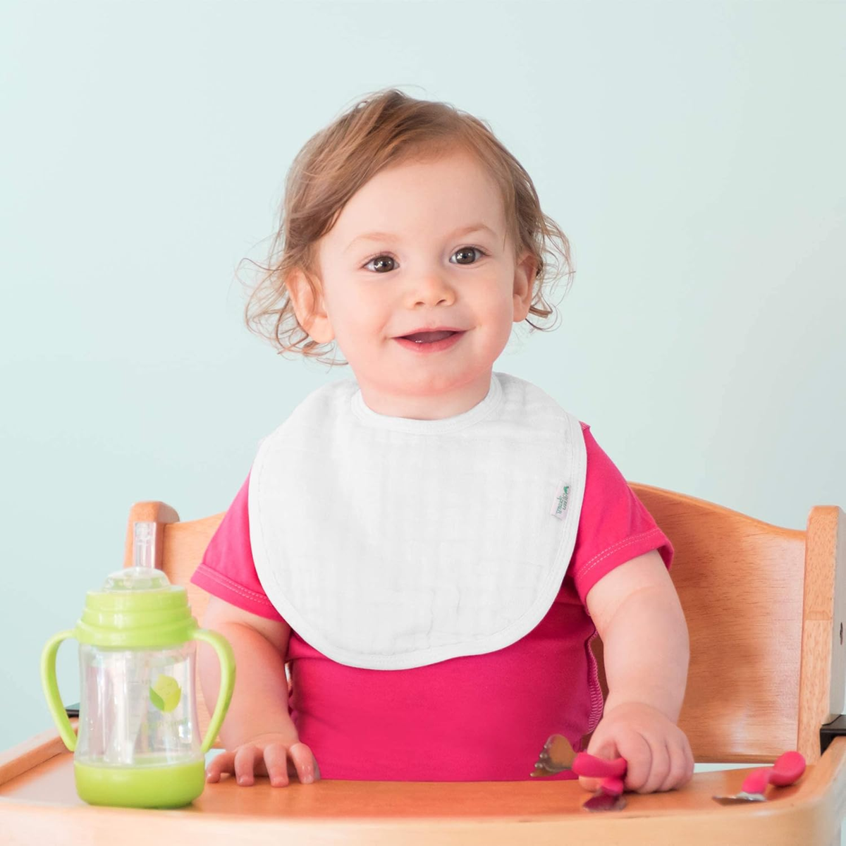 GREEN SPROUTS Sip & Straw Cup Trinklernbecher Glas Ausguss Strohhalm 6 m+