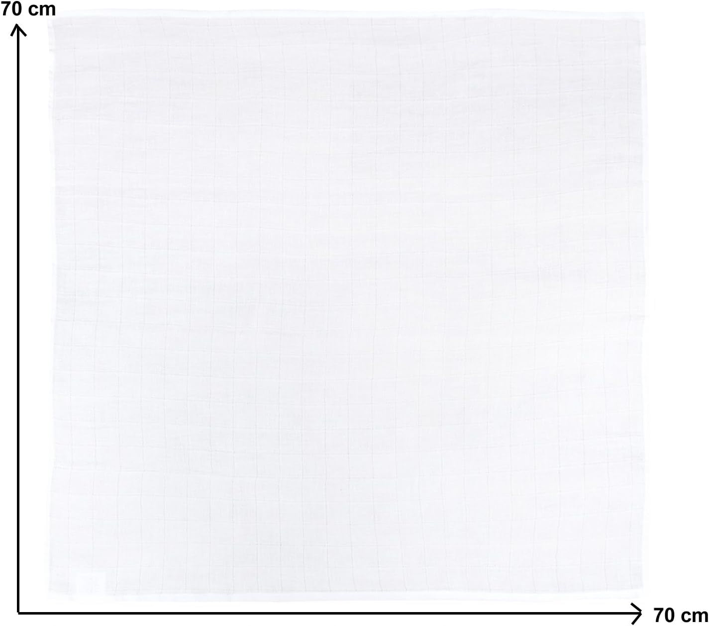 NATUREMARK pieluchy muślinowe 70cm x 70cm x9szt