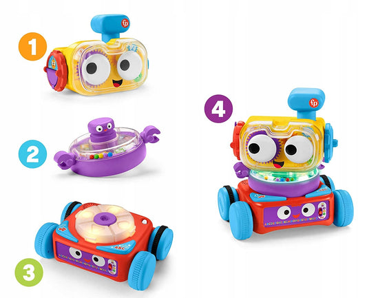 FISHER-PRICE robot interactivo LINUS idioma alemán para tienda online española