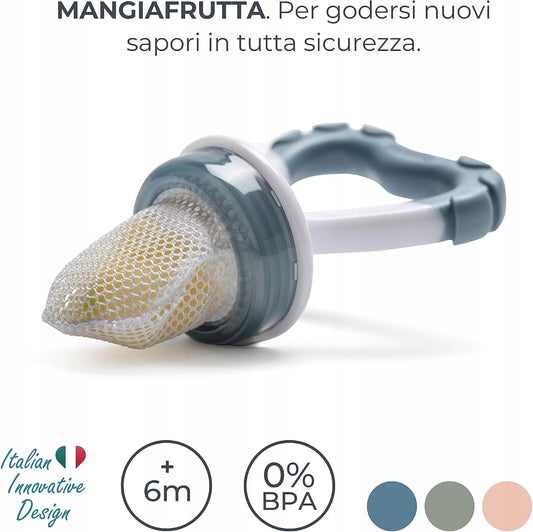 NUVITA anneau de dentition tétine à fruits 2en1 6mois+