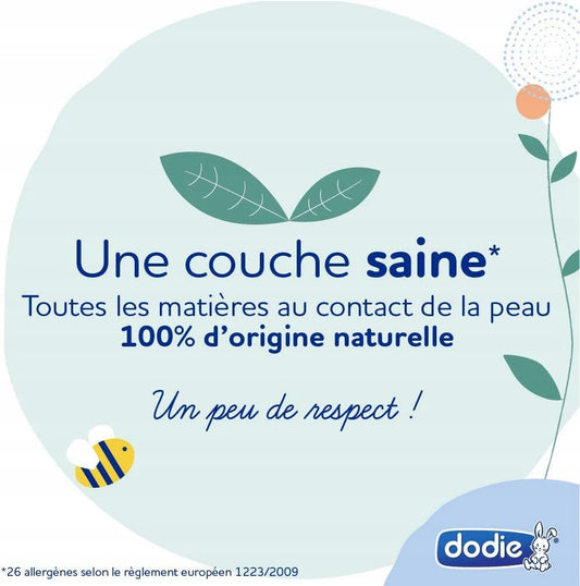 DODIE οικολογικές πάνες μιας χρήσης μέγεθος 1 (2-5kg) x100
