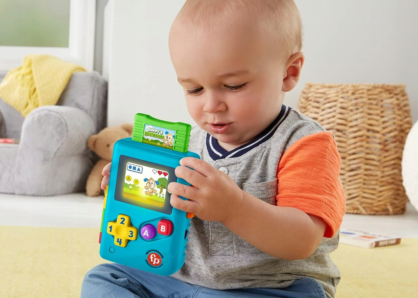 FISHER-PRICE HBC86 retro console in German