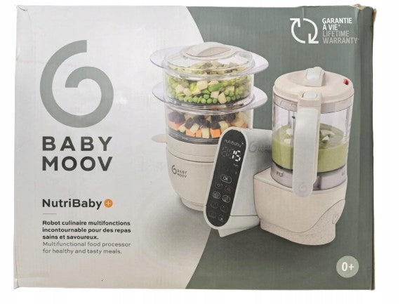 BABYMOOV Nutribaby+ 5in1 Küchenmaschine Dampfgarer Mixer Sterilisator