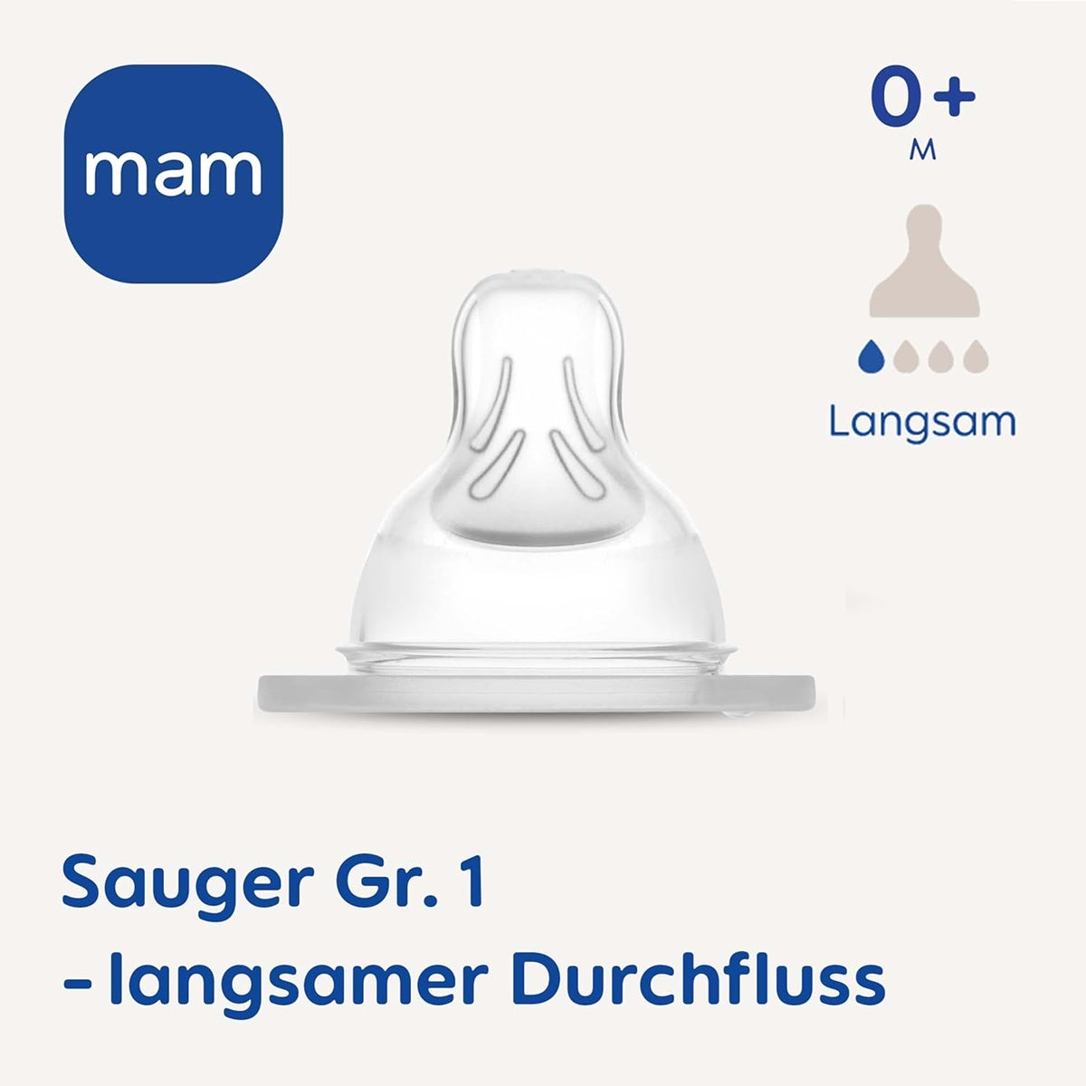 MAM cumisüveg-cumik 0 hónapos kortól, 2 db