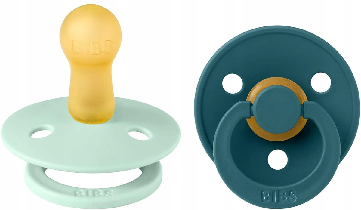 BIBS COLOUR nyugtató cumik 2 db kaucsuk 6 hó+