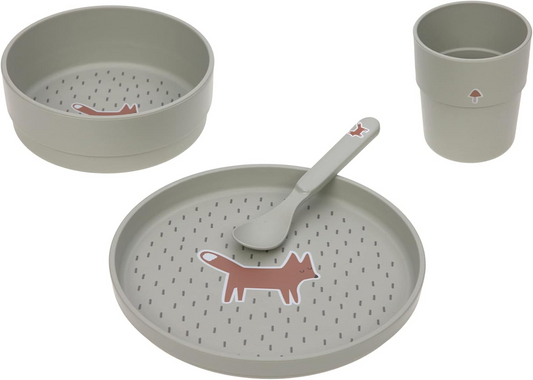 LASSIG melaminmentes étkészlet – Little Forest Fox