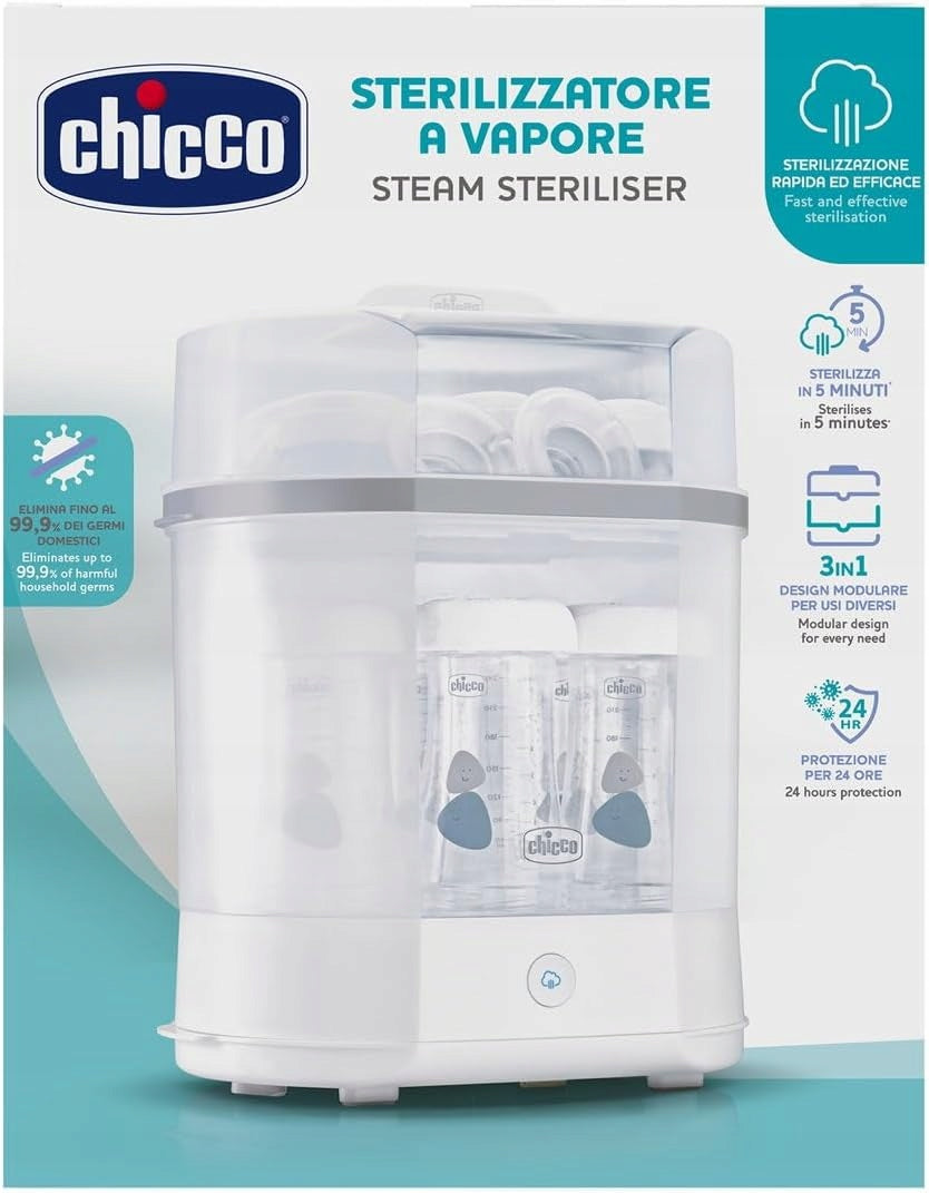 CHICCO esterilizador de vapor eléctrico 3 en 1