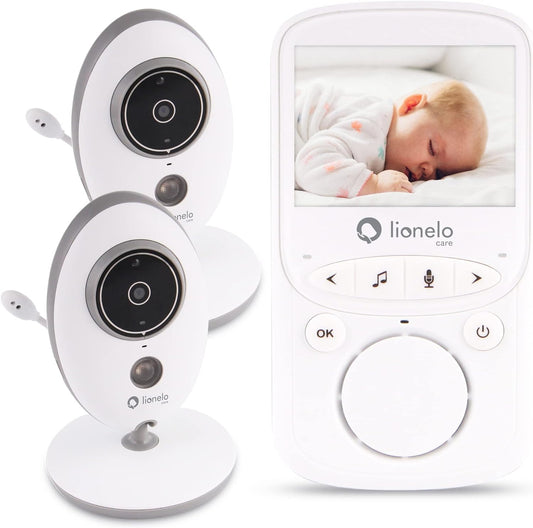 LIONELO Babyline 5.1 electronic baby monitor 2.4" with two cameras