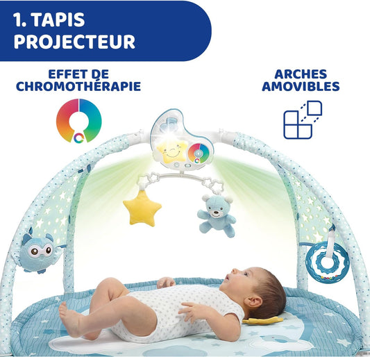 CHICCO 3-in-1 educational play mat with projector