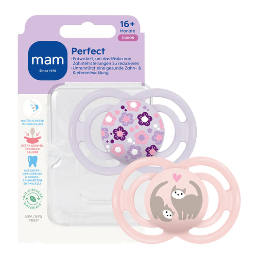 MAM Perfect szilikon cumi 16 hó+ x2