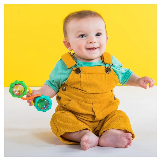 BRIGHT STARTS Rágóka és csörgő 5,5 x 14 cm