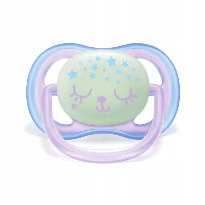 PHILIPS AVENT Ultra Air NIGHT smoczki uspokajające x2 świecące w ciemności