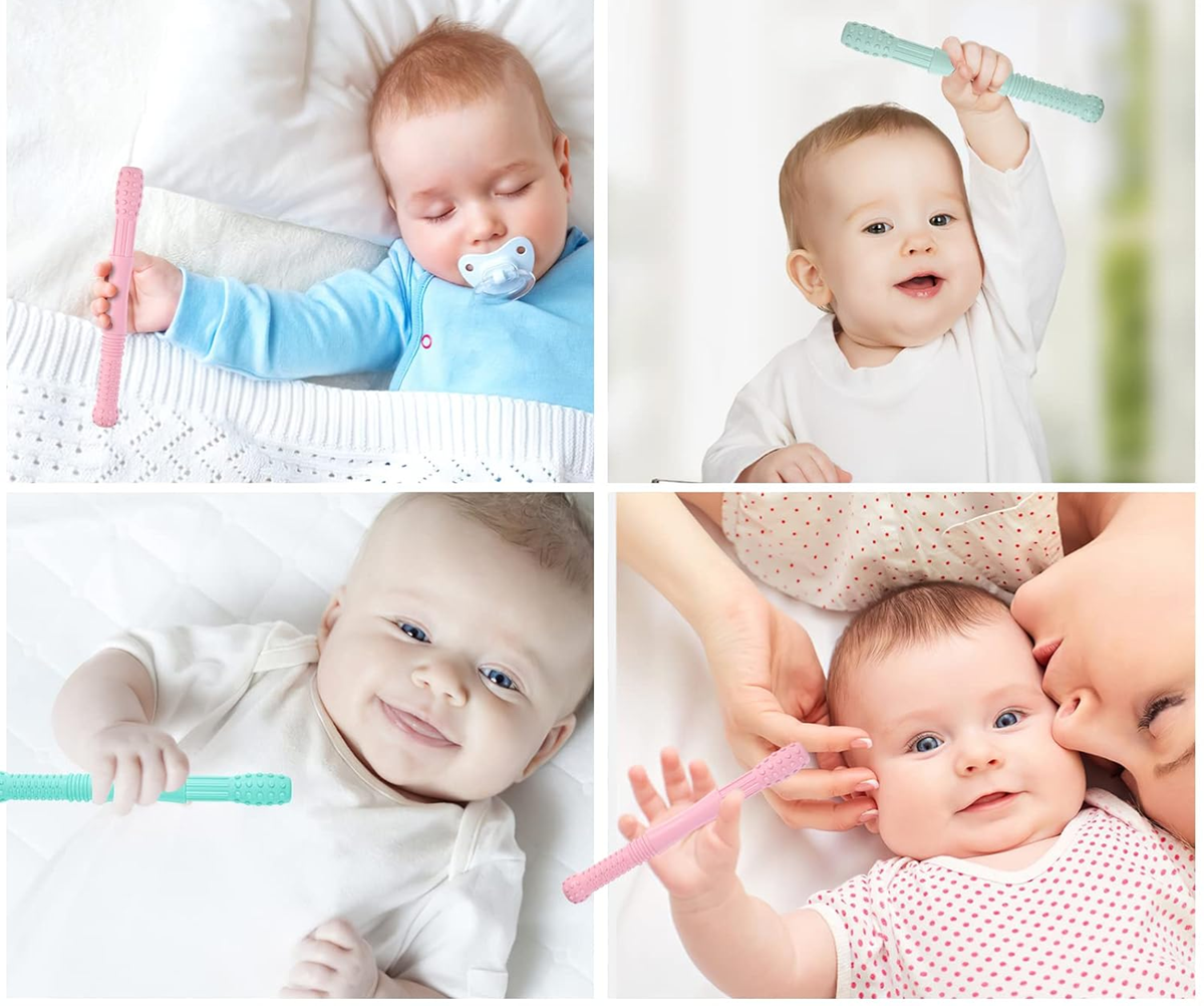 HOPTON teething tubes 2 pieces + brush