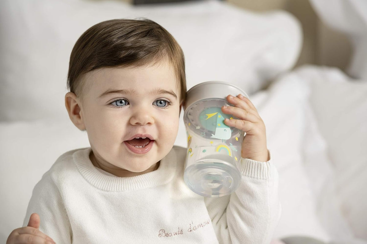 TIGEX Smart Cup morsbestendige beker 360° drinktuit 250 ml 9 m+ VOGEL