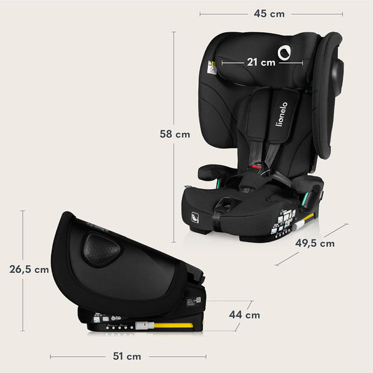LIONELO NELLY i-Size Autokindersitz 76–150 cm mit ISOFIX – Produktbild 2