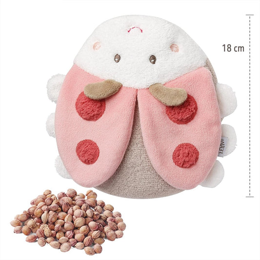 FEHN cseresznyemagvas plüss melegítőpárna 18 cm BOGÁR