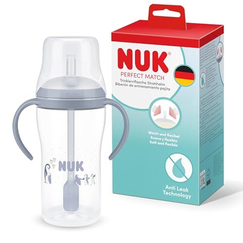 NUK Perfect Match Trainingsbecher 260 ml ab 8 Mon. blau