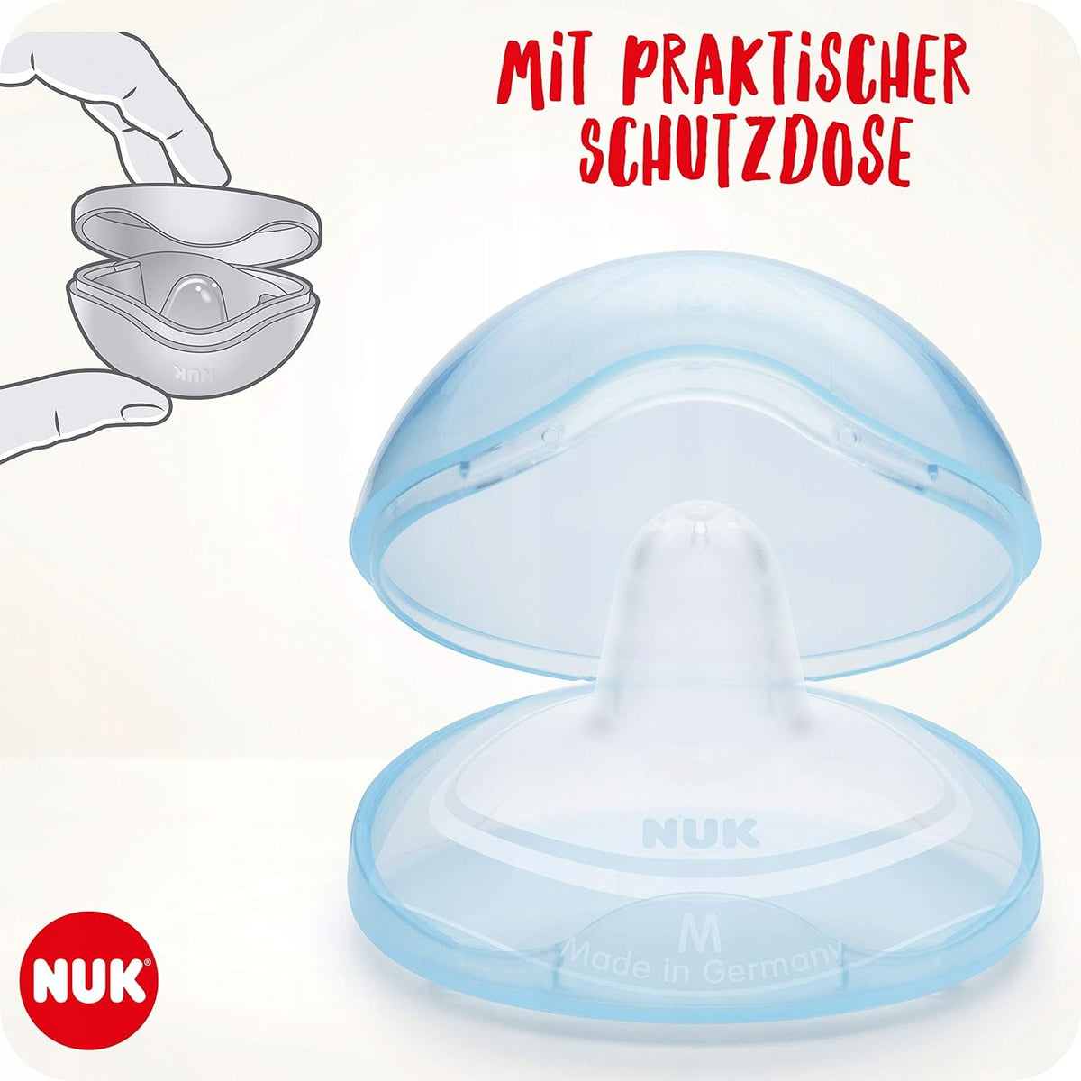 NUK mellbimbóvédő szoptatáshoz 20 mm M méret 2 db