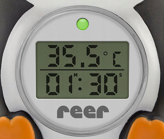 REER MyHappyPingu 2 az 1-ben digitális fürdő- és szobahőmérő