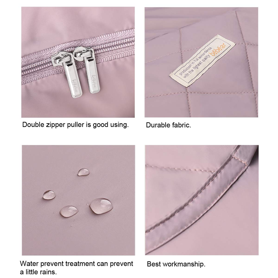 BEBAMOUR universal waterproof cover for baby carrier, stroller, and car seat