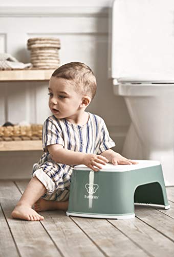 BabyBjörn Step Stool csúszásmentes fellépő gyerekeknek zöld-fehér