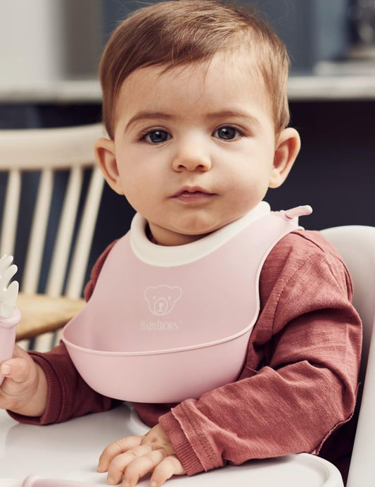 BABYBJORN babero de silicona con bolsillo x2 SMALL