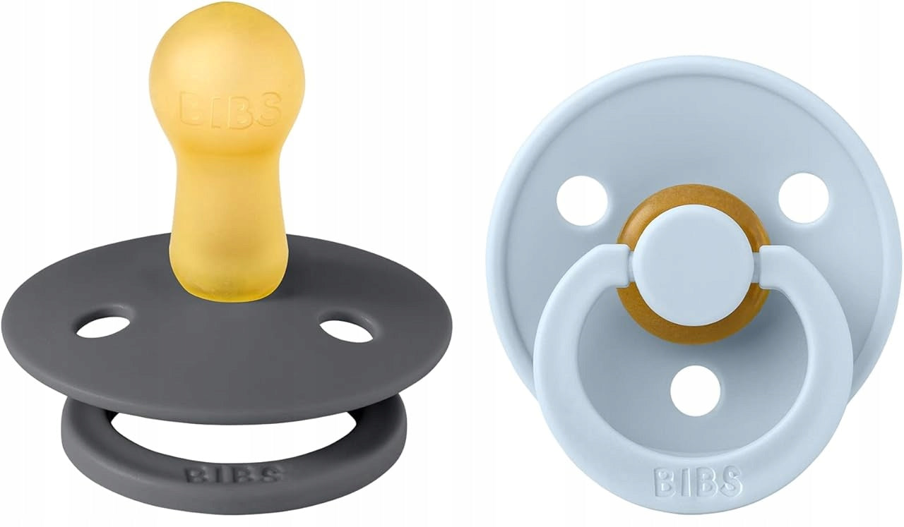 BIBS COLOUR nyugtatócumik 2 db-os, kaucsuk, 6 hónapos kortól