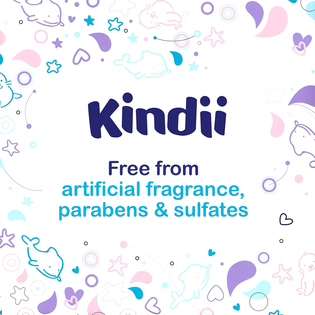 KINDII Pure Water 99 vízzel átitatott nedves törlőkendő 60 db