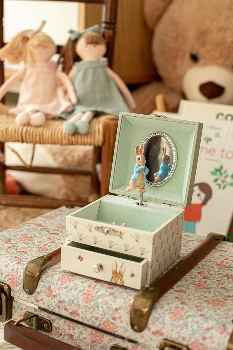 TROUSSELIER Peter Rabbit winding music box