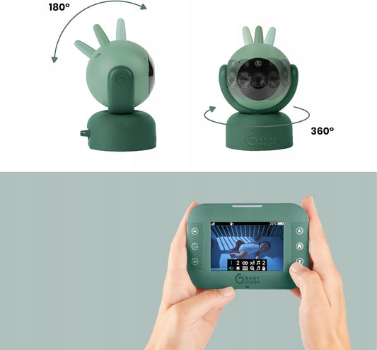 BABYMOOV Yoo Master távirányítható elektronikus bébiőr 3,5"