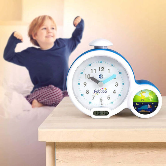 PABOBO Kid'Sleep OKTATÓS ÉBRESZTŐÓRA kék