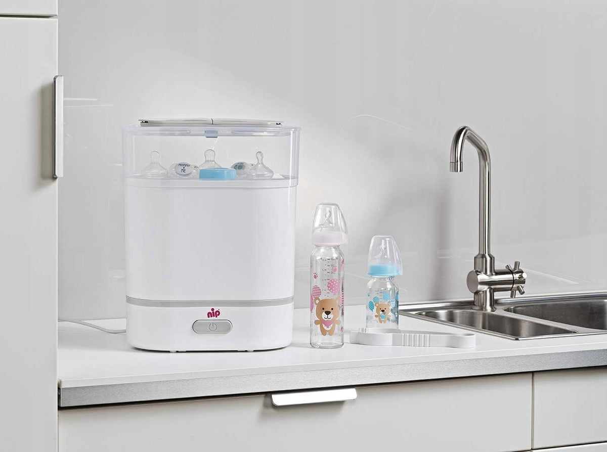 NIP 3-in-1 sterilisator, flessenwarmer, stomer + maatbeker