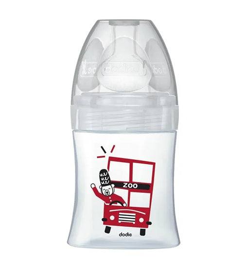 DODIE Sensation+ LONDON üveg cumisüveg 150 ml 0–6 hónap cumi 1 lassú folyás