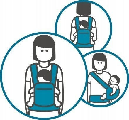 MANDUCA First Schnallen-Babytrage Bio-Baumwolle