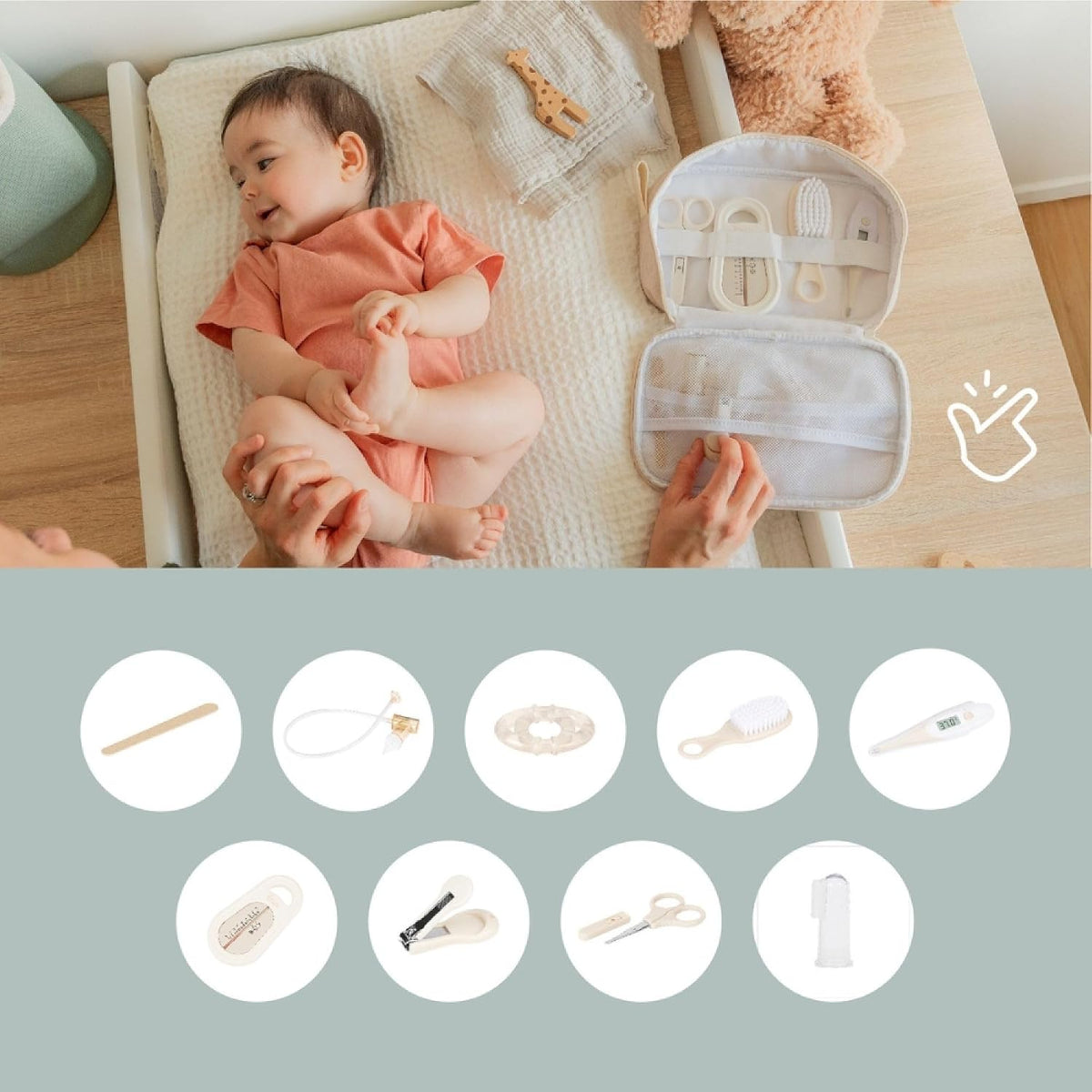 BABYMOOV 9-piece care set from birth