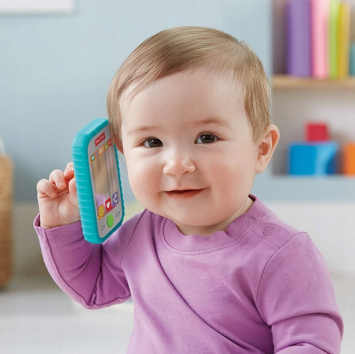 FISHER-PRICE GML96 smartphone massaggiagengive sonaglino specchio