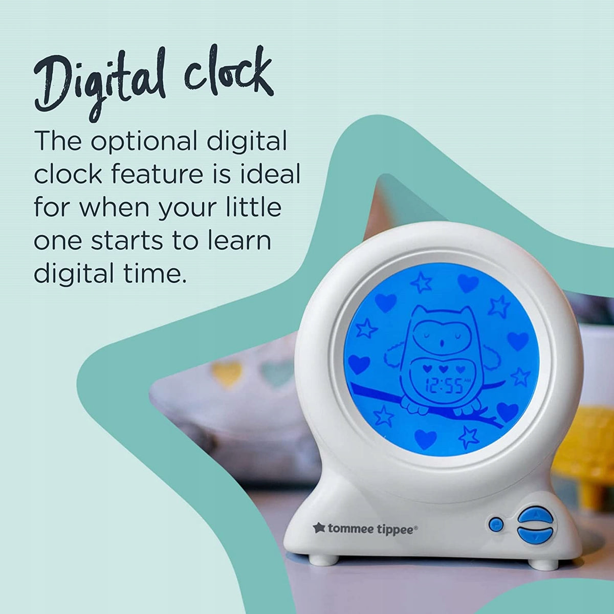 TOMMEE TIPPEE Groclock alvástanító óra 24 hónap+