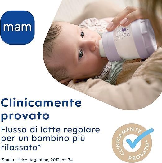 MAM Easy Start Anti-Colic Babyflaschen-Set für Neugeborene, 5-teilig – Produktbild 2