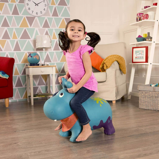 B.TOYS gumiugráló víziló, 61 cm + pumpa