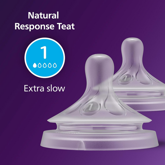 PHILIPS AVENT Natural RESPONSE cumisüvegcumik 0 hónapos kortól, 2 db