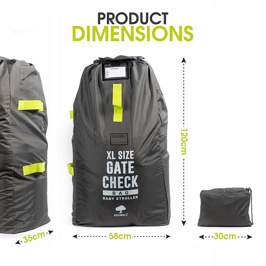 BRAMBLE sac de transport pour avion pour poussette 120x58cm XL