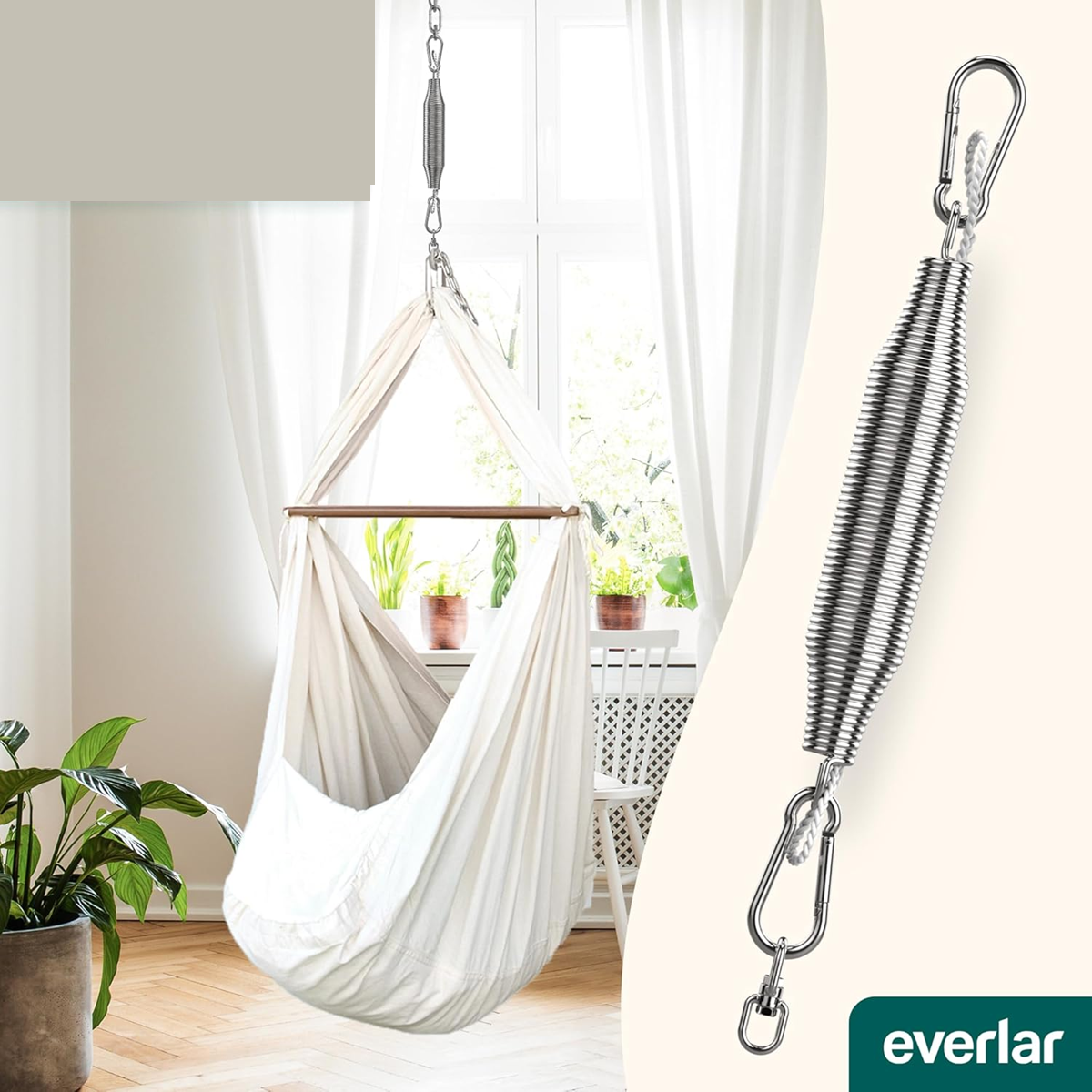 EVERLAR molla oscillante per culla a molla e amaca per bambini 15 kg