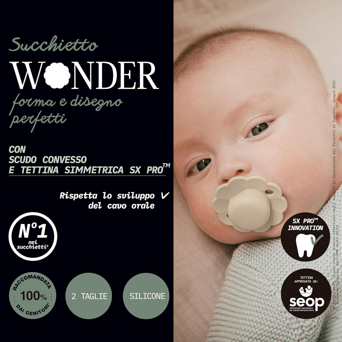 SUAVINEX Wonder Beruhigungssauger 6-18 Monate Silikon SX PRO