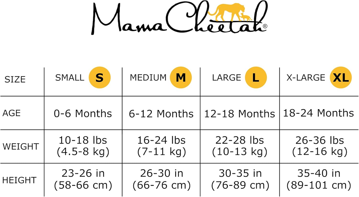 MAMA CHEETAH spací pytel 0,5TOG x2 12-18 měsíců