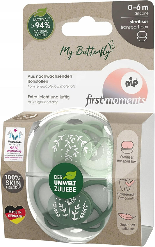 NIP My Butterfly nyugtató cumi, 2 db, 0–6 hónap